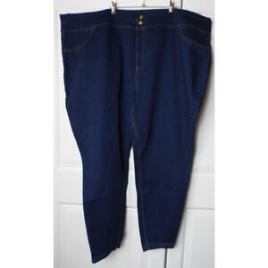TERRA SKY Pants Womens 4X Blue Skinny Jegging Mid Rise Stretch Jeans NWT